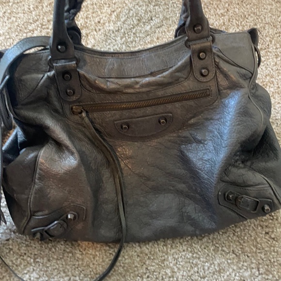 BALENCIAGA City bag tote classic stud leather - Picture 1 of 6